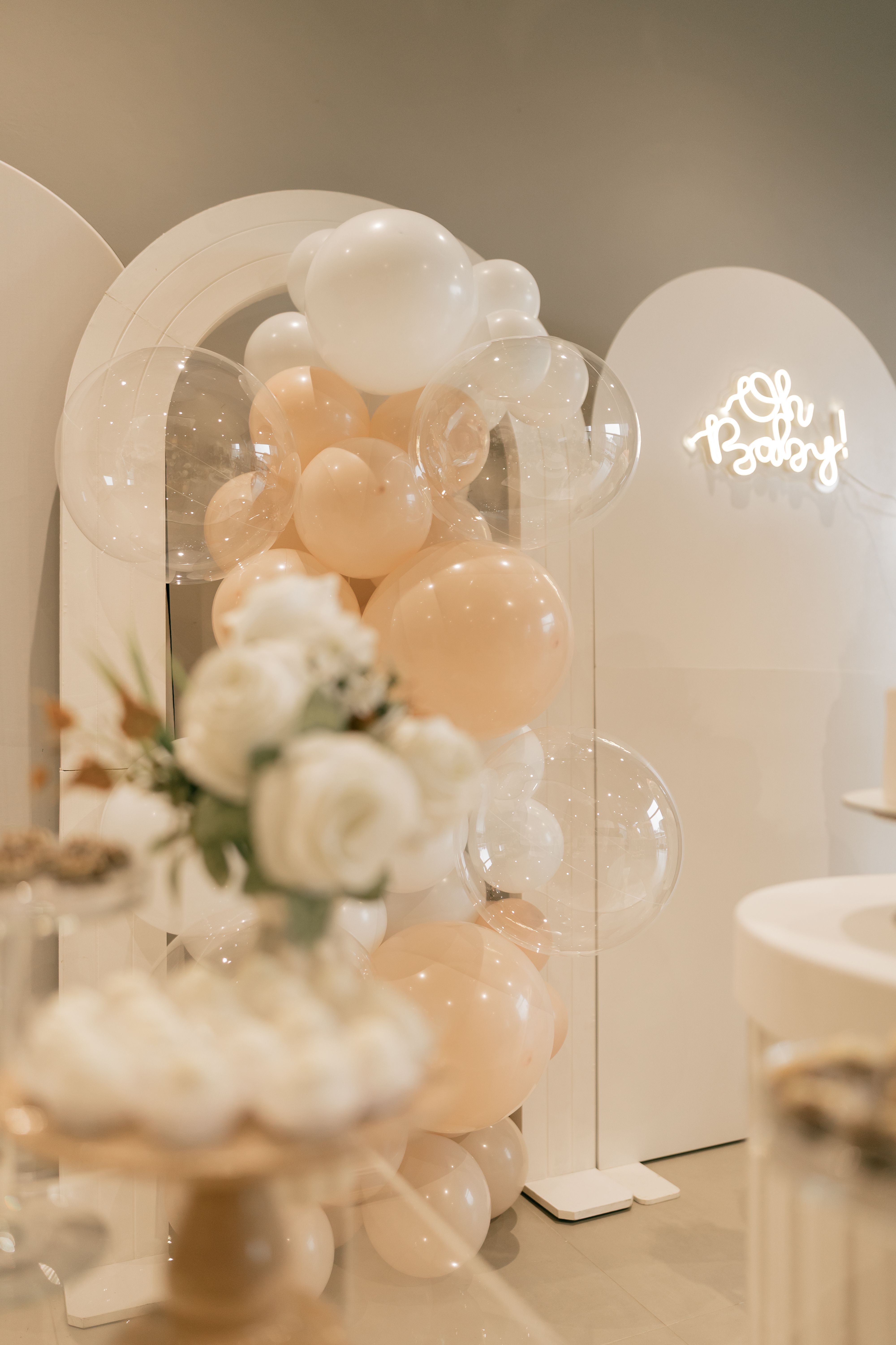 Decoración personalizada con globos para celebraciones